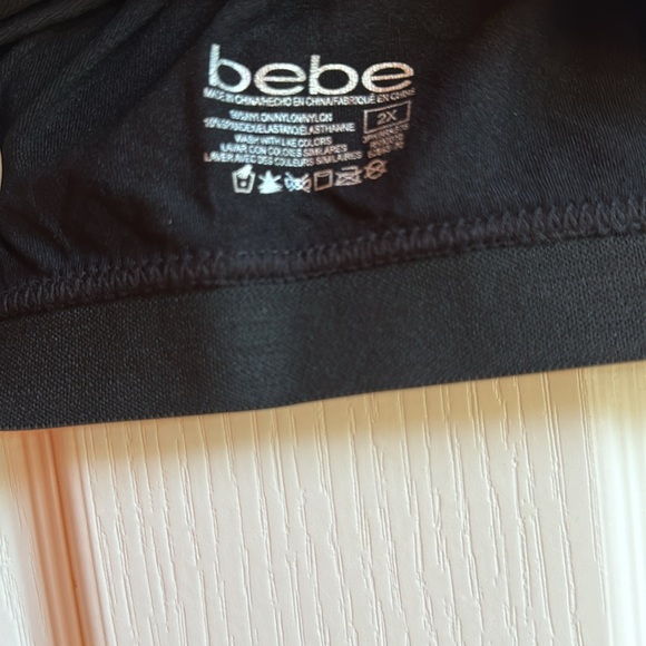 NWT BEBE INTIMATES 3 BRA COMFORT BRA SET-ONE PINK ONE WHITE ONE BLACK - Picture 5 of 5